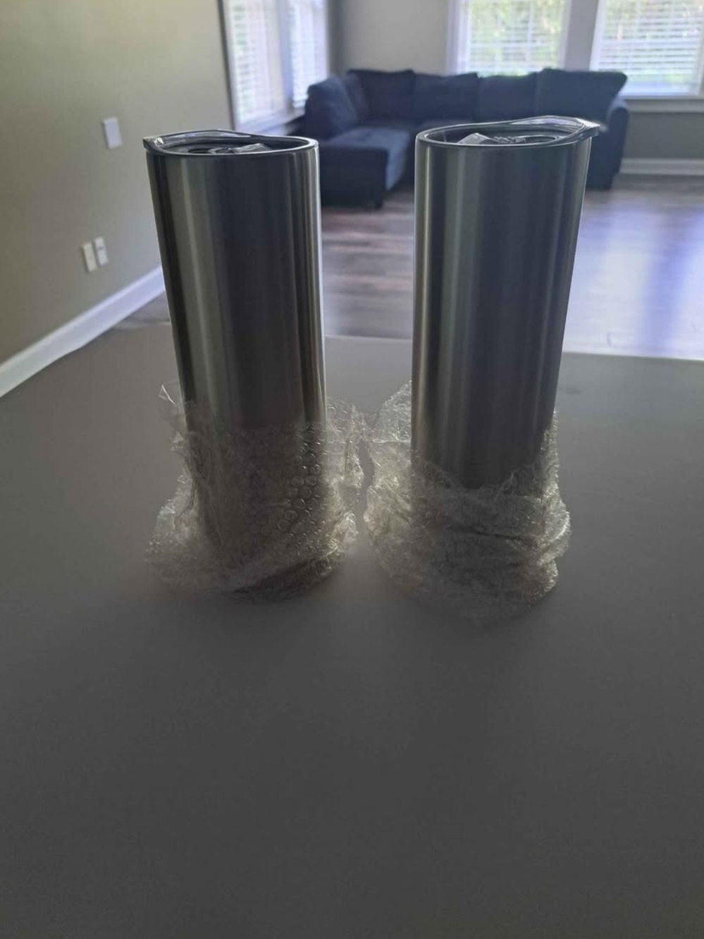 Double Insulated Travel Tumbler in Silver